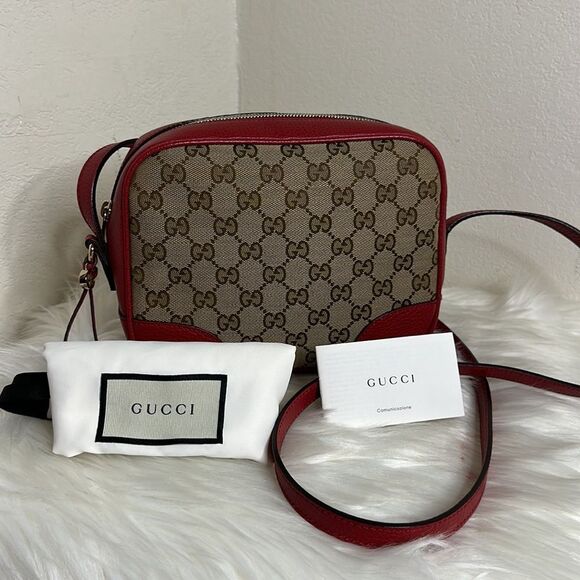 💯 Authentic Gucci Bree Disco Crossbody Bag in Red🍀 - Picture 16 of 16